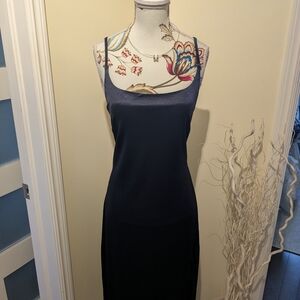 Revamped Midnight Blue Midi Dress